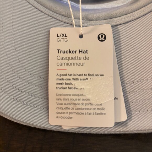 Lululemon Trucker Hat Starch Blue - LU9BPIS - New With Tags - L/XL - Picture 4 of 5